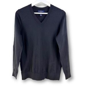 The Outfitters by Lands End black‎ v-neck sweater size S